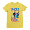 uncle of the birthday girl Ladies Fitted T-Shirt
