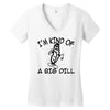 i'm kind of a big dill Women's V-Neck T-Shirt