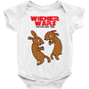 wiener wars dachshund dogs Baby Onesie