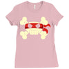 ninja pirate jolly roger Ladies Fitted T-Shirt