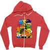 dq value menu Zipper Hoodie