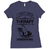 I Don't Need Therapy Just to Go Windsurfing Ladies Fitted T-Shirt