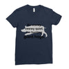 hunting giant hogs Ladies Fitted T-Shirt