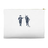 fist bump for liberty Accessory Pouches