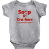 soup r' crackers Baby Onesie