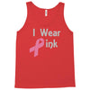 junior's breast cancer awareness i wear pink Tank Top