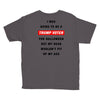 i was going to be a trump voter for halloween but my head wouldn't fit Youth Tee