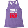 zombie apocalypse response Racerback Tank
