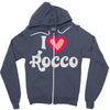i love rocco Zipper Hoodie