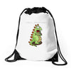oh no monster Drawstring Bags