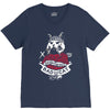 bad cat   gatos locos V-Neck Tee