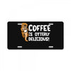 otter coffee License Plate