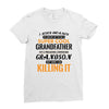 I Never Dreamed I'd Grow Up To Be A Super Cool Grandfather Of Freaking Ladies Fitted T-Shirt