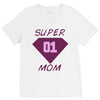 super mom 01 V-Neck Tee