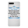 Dear Daddy, Thanks for Being my Dad Baby Boy Letter to Father iPhone 7 Plus Case