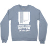 nes games were better unisex Crewneck Sweatshirt