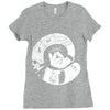 aw snap! Ladies Fitted T-Shirt