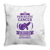 I am a Pancreatic Cancer Survivor - What's Your Superpower? Throw Pillow