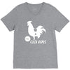 cock rides funny V-Neck Tee