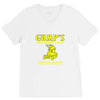 gump's lawn mowing service t shirt V-Neck Tee