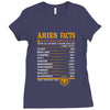 Aries Facts Ladies Fitted T-Shirt