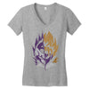 the emperor and the legend Women's V-Neck T-Shirt