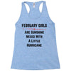 February girls Racerback Tank