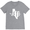 Beto Texas Map V-Neck Tee