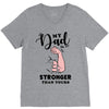 My Dad is Stronger Than Yours V-Neck Tee