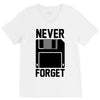 never forget floppy disk V-Neck Tee
