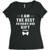 I Am The Best Father's Day Gift Ever Boy Women's Triblend Scoop T-shirt