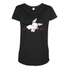 harmless little bunny Maternity Scoop Neck T-shirt