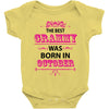 The Best Grammy Was Born In October Baby Onesie