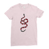snake red black Ladies Fitted T-Shirt