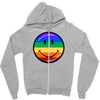 smiling Zipper Hoodie