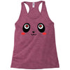 panda face Racerback Tank