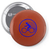 fast speed bicycle bike biking sport athlete geek gift idea tee shirt Pin-back button