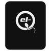 el q white logo Mousepad