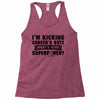 I Am Kicking Cancers Butt Whats Your Superpower? Racerback Tank