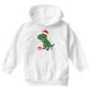 christmas dinosaur Youth Hoodie