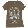 Golfer Dad Ladies Fitted T-Shirt