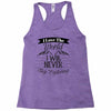 i love the world i will never stop exploring Racerback Tank