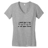 i would date u but u r not dylan o'brien Women's V-Neck T-Shirt
