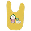 Sarah and Duck Baby Bibs