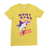 Mommy Shark -Shark Do Do Do Ladies Fitted T-Shirt