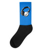 headphones black humor Socks