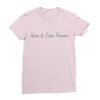 keeps its edge forever Ladies Fitted T-Shirt