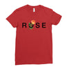 Rose Ladies Fitted T-Shirt