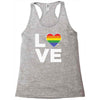lgbt love Racerback Tank