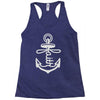 anchored faith (2) Racerback Tank
